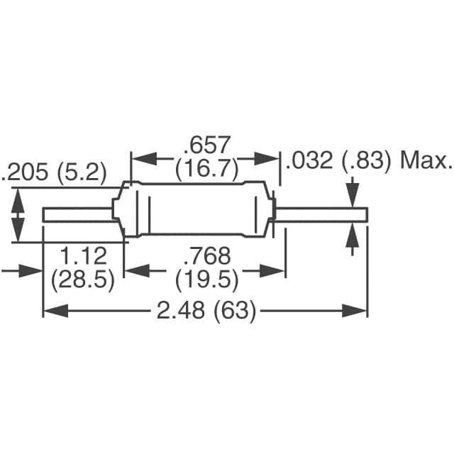 PR03000206802JAC00 Vishay Beyschlag/Draloric/BC Components  Resistori passanti